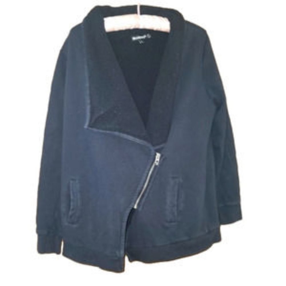 𝅺BLANK NYC Sherpa Jacket black size small